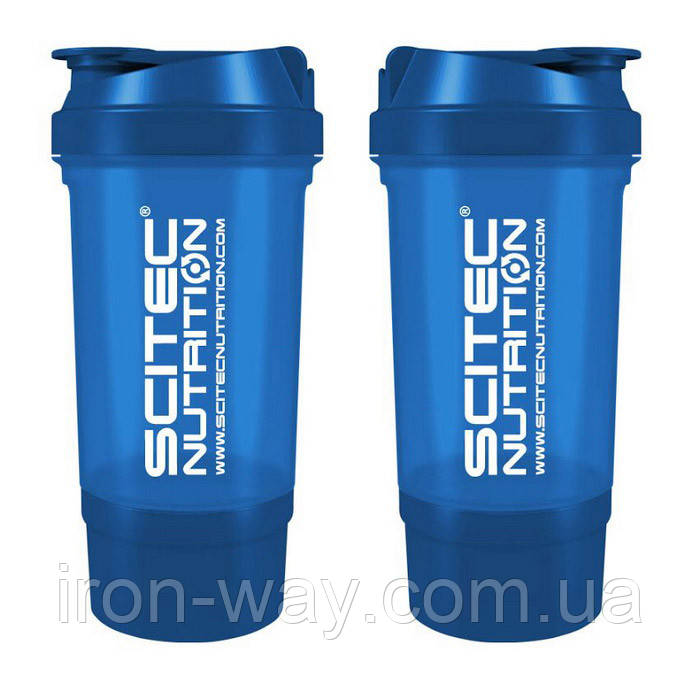 Scitec Nutrition Scitec Shaker 500 Travel (500 ml blue) (500 ml, blue), фото 1