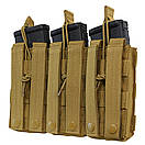 Підсумок для AR магазинів карабіну потрійний відкритий молле Condor M4/M16 TRI OPEN TOP MAG POUCH MA27 Олива (Olive), фото 6