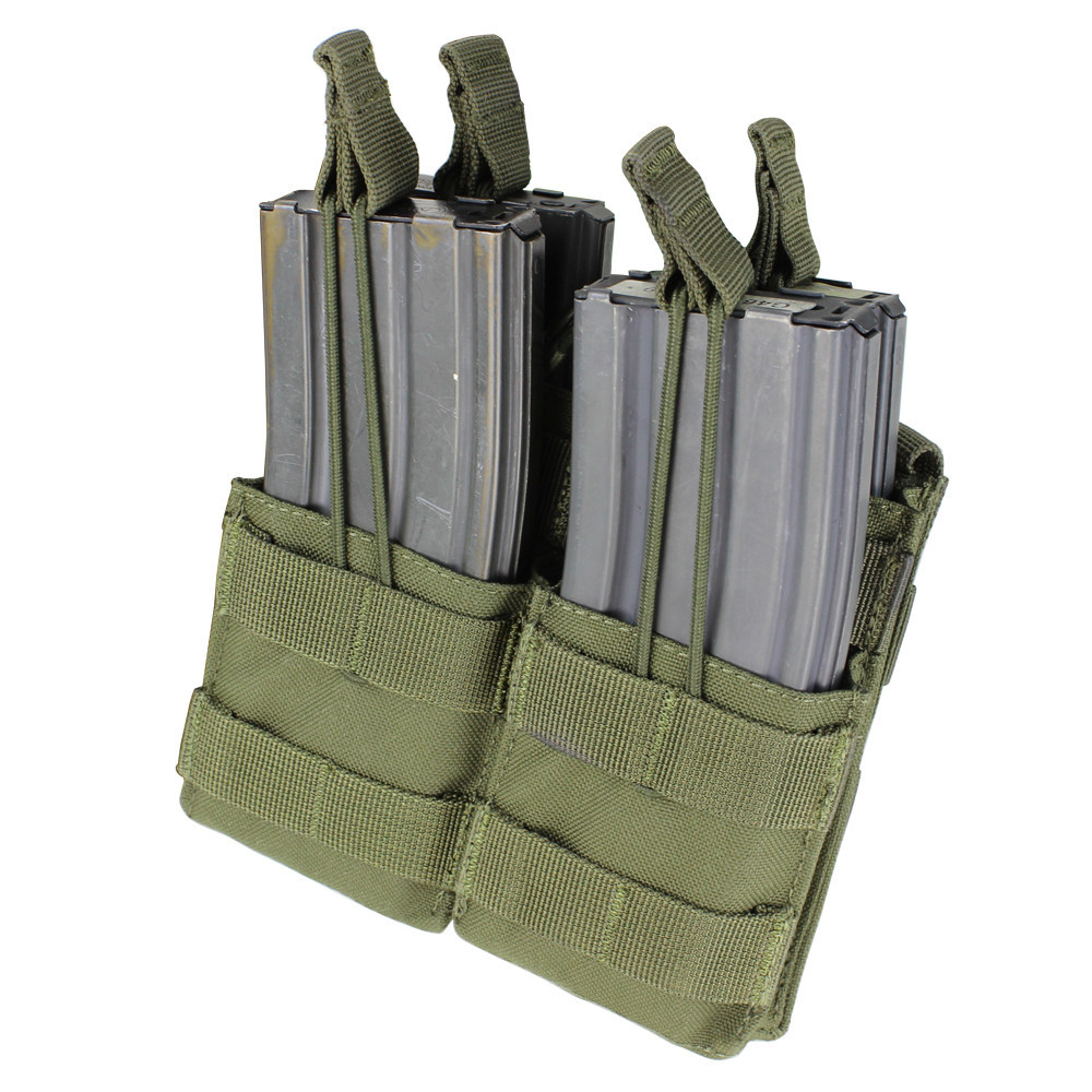 Підсумок подвійний для AR магазинів карабіну молле Condor Double Stacker M4 Mag Pouch MA43 Олива (Olive), фото 1