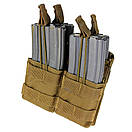 Підсумок подвійний для AR магазинів карабіну молле Condor Double Stacker M4 Mag Pouch MA43 Олива (Olive), фото 7