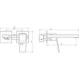 Змішувач для умивальника TOPAZ LEXI TL 21235-H57A-BL, фото 6