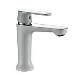 Змішувач для умивальника Globus Lux Laguna GLA-0401-7-WHITE, фото 2