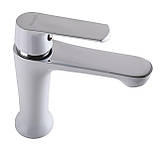 Змішувач для умивальника Globus Lux Laguna GLA-0401-7-WHITE, фото 4