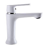 Змішувач для умивальника Globus Lux Laguna GLA-0401-7-WHITE, фото 6