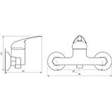 Змішувач для душу BRAVO BO-00-105, фото 6
