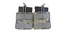 Підсумок для магазинів гвинтівки подвійний молле Condor Double AR10/M-14 Open Top Mag Pouch MA24 Олива (Olive), фото 7