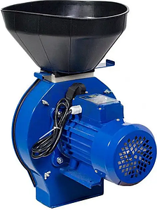 Зернодробарка Млин-ОК Млин 2 / подрібнювач зерна (млинок), кормоподрібнювач 1.8 кВт, бункер 5 л