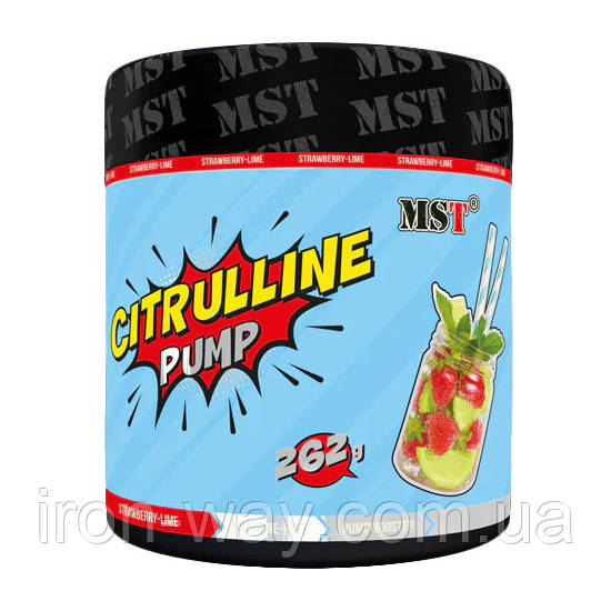 MST Citrulline Pump (262 g, strawberry-lime), фото 1