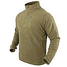 Флісовий пуловер Condor 1/4 Zip Fleece Pullover 607 Large, Олива (Olive), фото 3