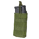 Підсумок для магазину карабіну молле Condor Single M4/M16 Open Top Mag Pouch MA18 Олива (Olive), фото 2