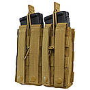 Підсумок для магазинів подвійний молле Condor Double M4/M16 Open Top Mag Pouch MA19 Олива (Olive), фото 5