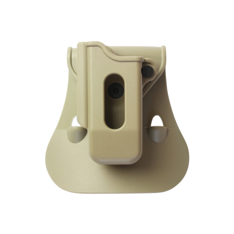 Одинарный полимерный подсумок для магазина 9/.40/.357 IMI-ZSP07 Тан (Tan), фото 1