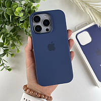 Силіконовий чохол ТОП для iPhone 16 Pro Max Кобальтовий синій (36)