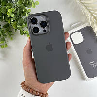 Силіконовий чохол ТОП для iPhone 16 Pro Max Сірий (15)