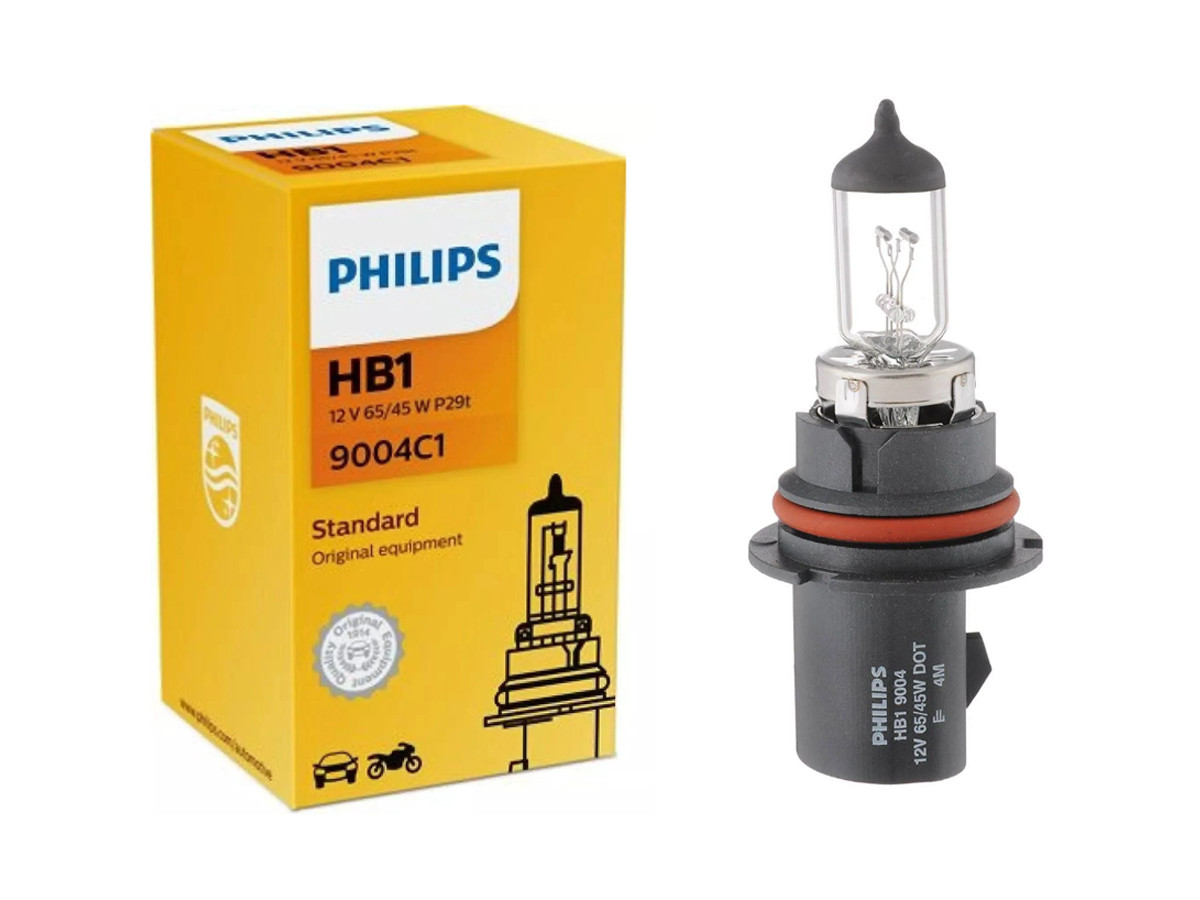 Галогенова лампа PHILIPS 9004C1 HB1 65/45W 12V P29t, фото 1