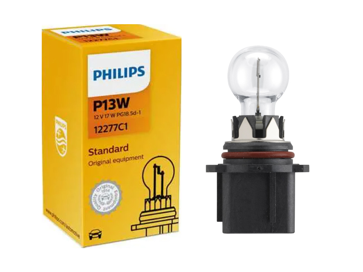 Галогенова лампа PHILIPS 12277C1 P13W 13W 12V PG18,5d-1, фото 1