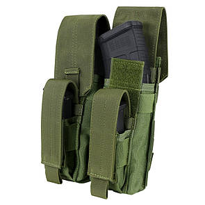 Підсумок для магазинів АК молле Condor Double AK Kangaroo Mag Pouch MA71 Олива (Olive)