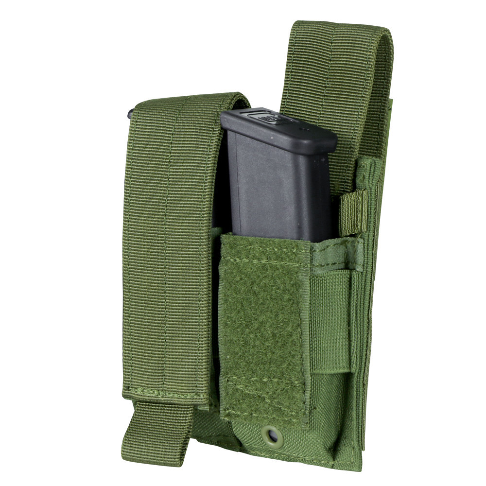 Підсумок для магазинів пістолетних молле Condor Double Pistol Mag Pouch MA23 Олива (Olive), фото 1