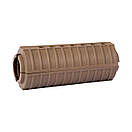 Полимерное цевье для AR карабина двойным радиатором IMI M4 Double heat shield Polymer handguard ZPG01 Тан (Tan), фото 2