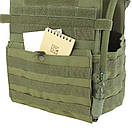 Плитоноска тактична молле чохол Condor Gunner Lightweight Plate Carrier 201039 Coyote Brown, фото 10