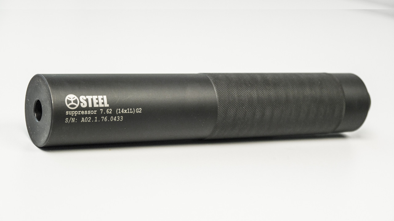 Саундмодератор Steel Gen 2 7.62 різьблення 14х1Lh (АК), фото 1