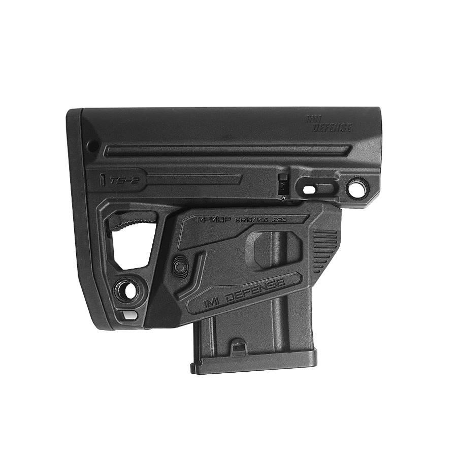 Полімерний приклад із кріпленням магазину - IMI TS2 M16/AR15 Tactical buttstock with Magwell & Extended Overmolded Buttplate, фото 1