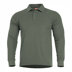 Тактичне поло на довгий рукав Pentagon ANIKETOS LONG POLO K09013 Large, Camo Green (Олива)