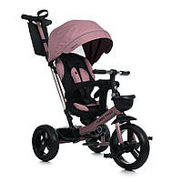Дитячий велосипед коляска TURBO TRIKE MT 1001-1 Mauve Pink, поворотне сидіння, рожевий