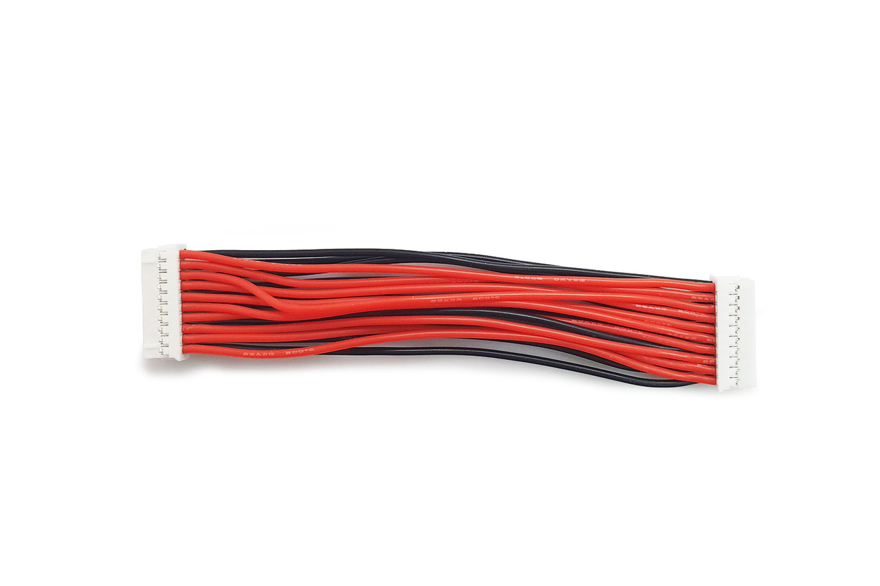 Кабель силіконовий Micro JST PHD2.0 F 2x10pin — Micro JST PHD2.0 F 2x10pin 26AWG розгорнутий (100 мм), фото 1