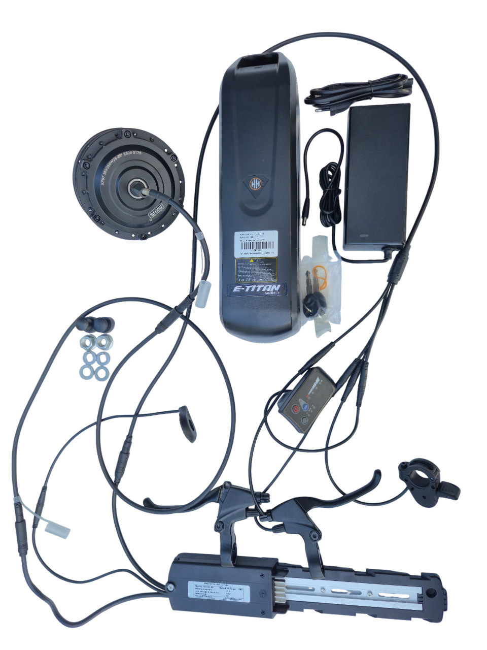 Електронабір для велосипеда MXUS XF07 350W, 36V, 13Ah передній, повний комплект, фото 1