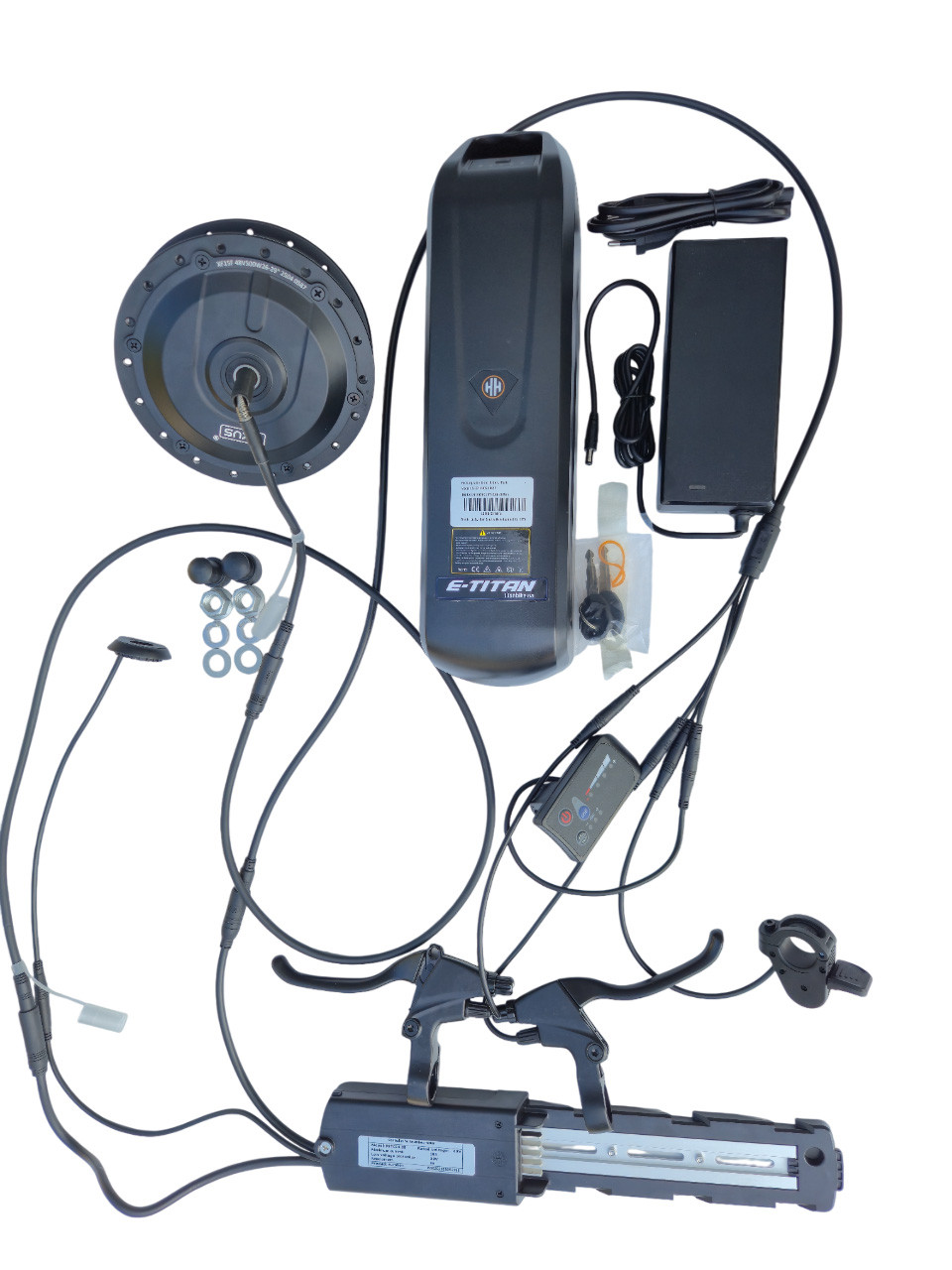 Електронабір для велосипеда MXUS XF15F 500W, 36V, 13Ah передній, повний комплект, фото 1