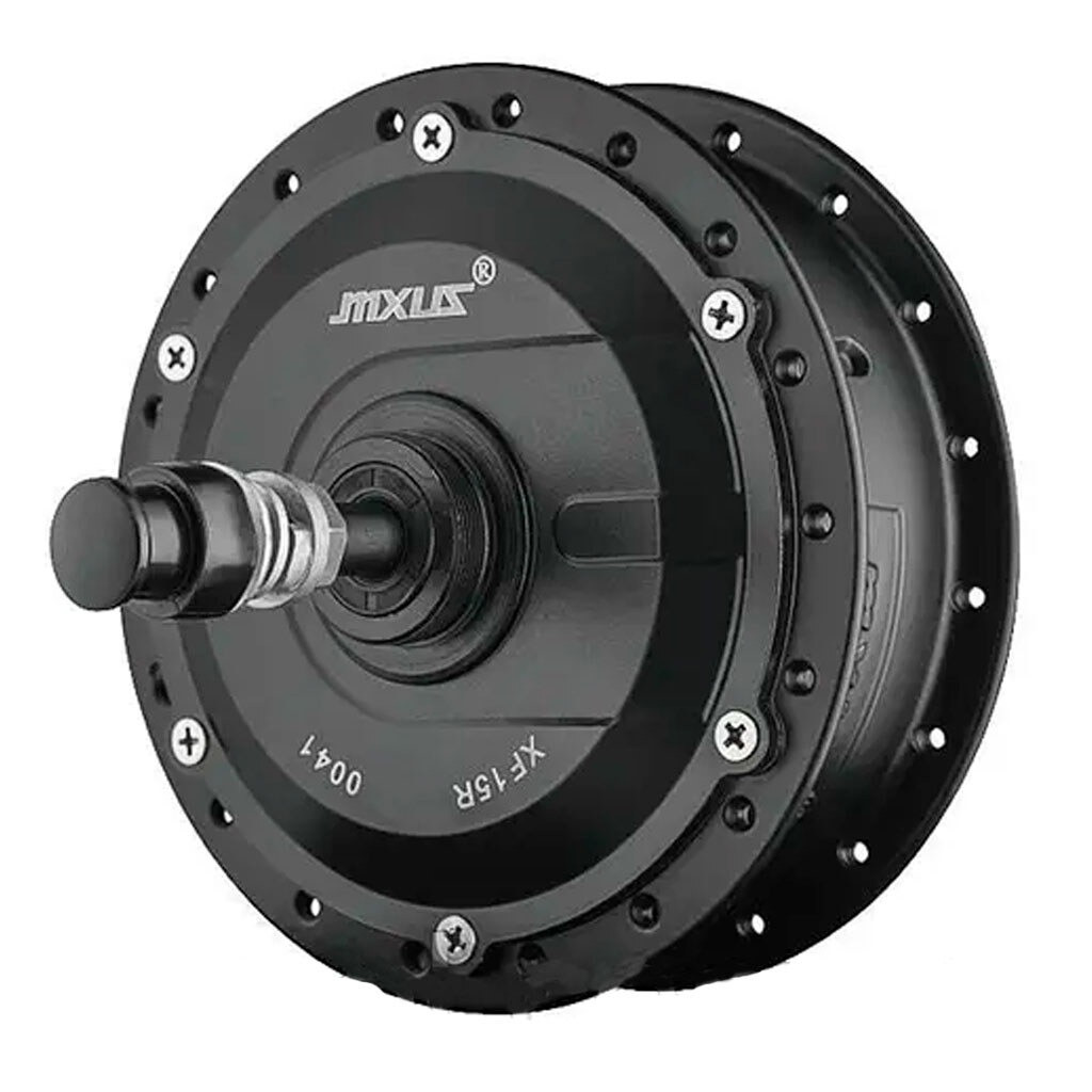 Мотор-колесо заднє MXUS XF15R редукторне, тріскачка 48V, 500W, фото 1