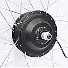 Мотор-колесо заднє MXUS XF15R редукторне, тріскачка 48V, 500W, фото 3