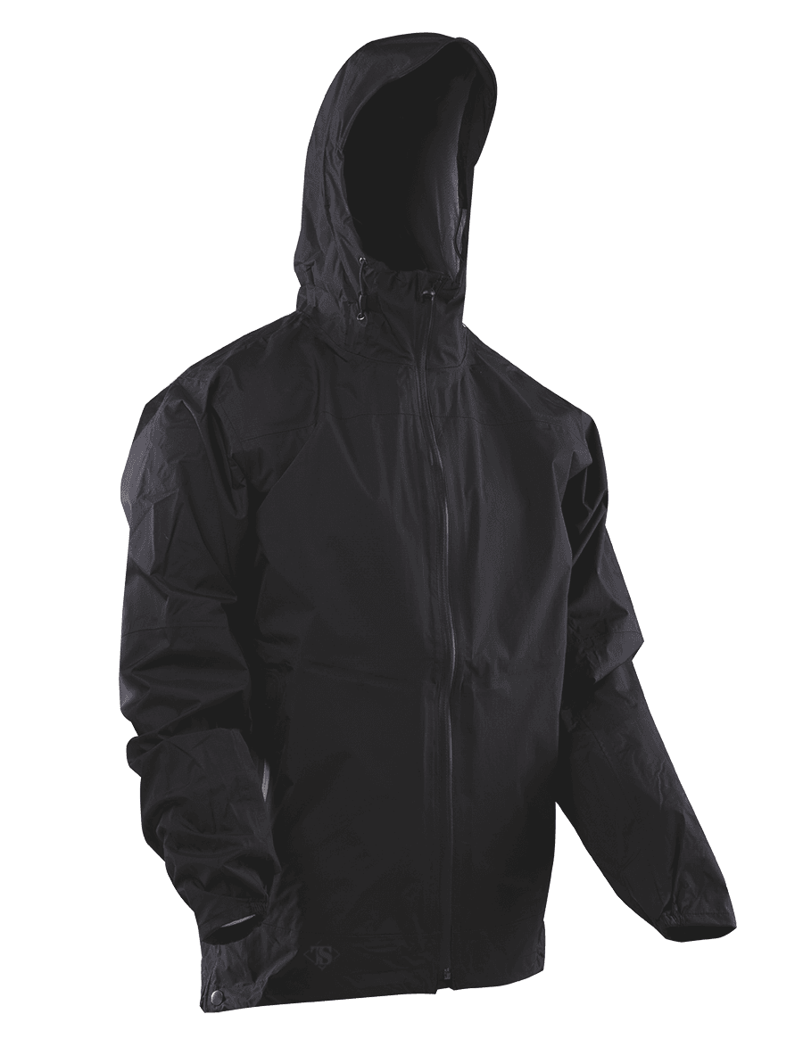 Тактический дождевик Tru-Spec H2O PROOF ALL SEASON RAIN JACKET 2402 Medium Regular, Чорний, фото 1