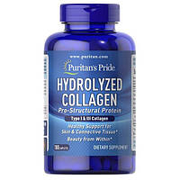 Препарат для суглобів і зв'язок Puritan's Pride Hydrolyzed Collagen, 180 каплет