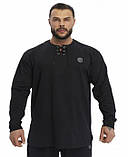 Спортивний костюм легкий Big Sam 104741 чорный розміри 4XL-5XL, фото 2