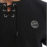 Спортивний костюм легкий Big Sam 104741 чорный розміри 4XL-5XL, фото 4