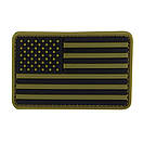 Шеврон прапор США Condor PVC US FLAG PATCH 181004 (ПВХ) Олива (Olive), фото 3