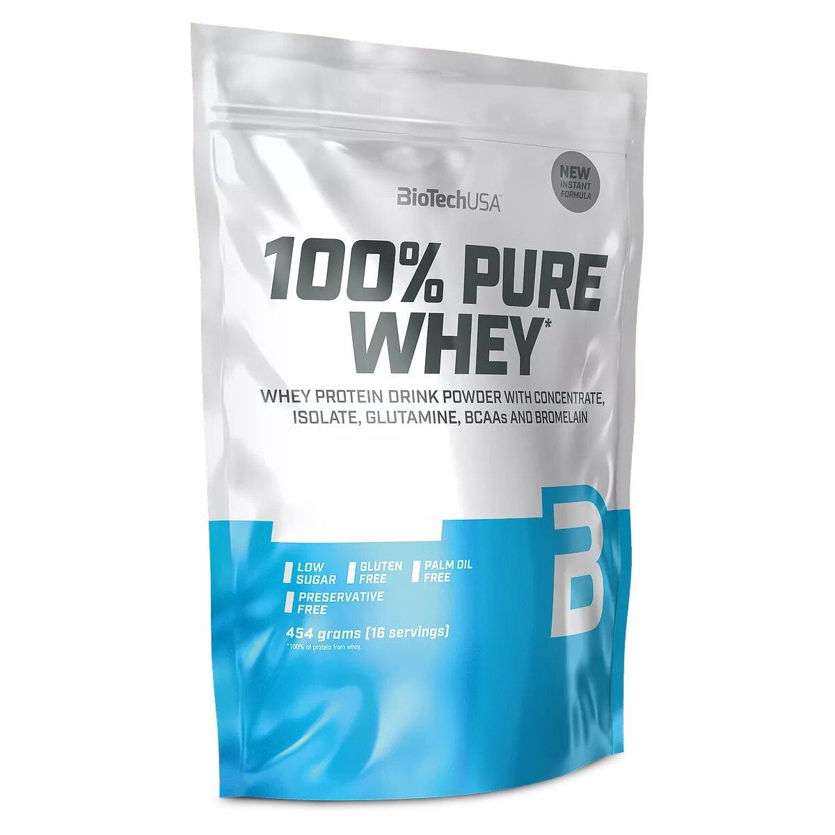 Протеїн BioTech 100% Pure Whey, 454 грам - Солона карамель