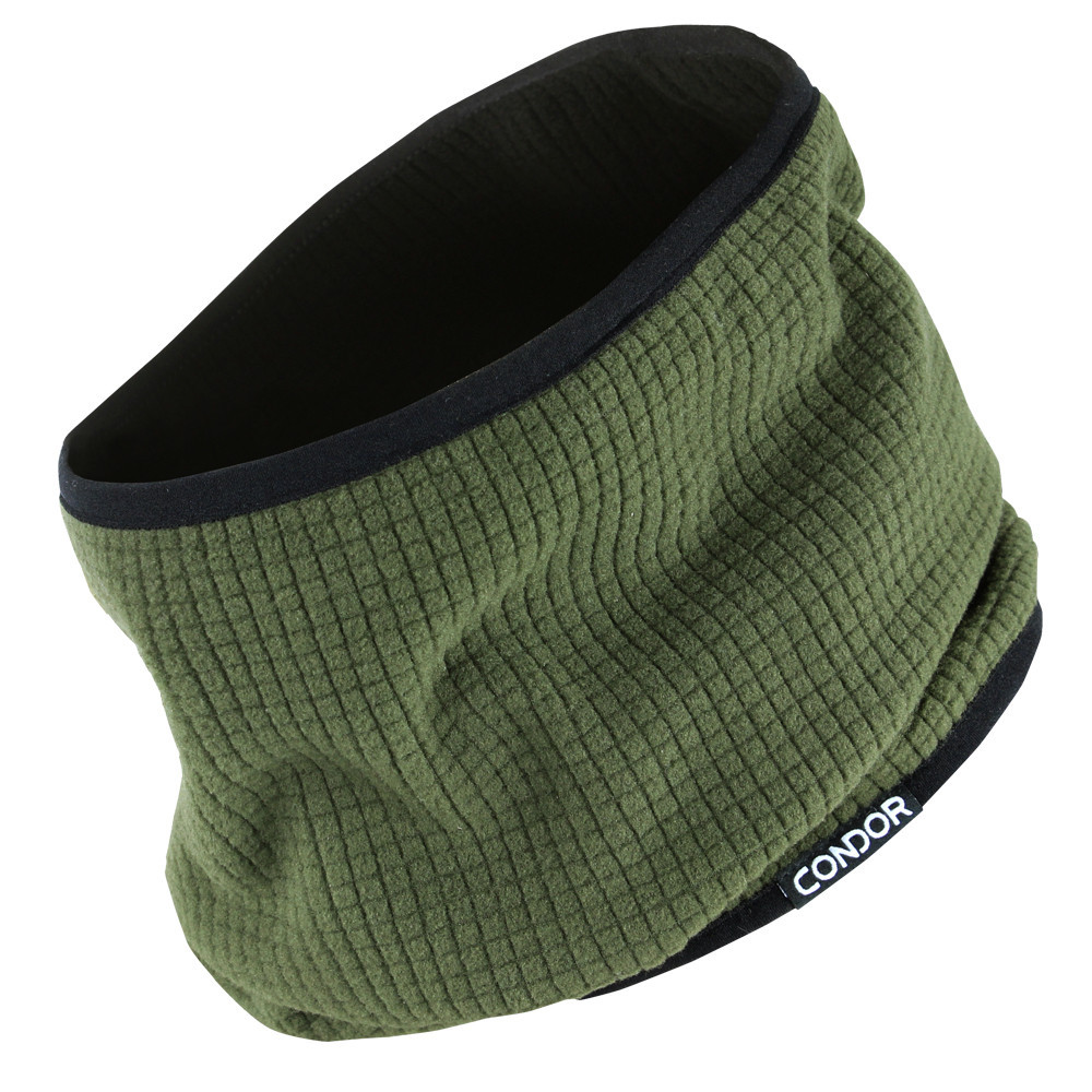 Флісовий баф зимовий флісовий утеплений Condor REVERSIBLE GAITER 221156 Олива (Olive), фото 1