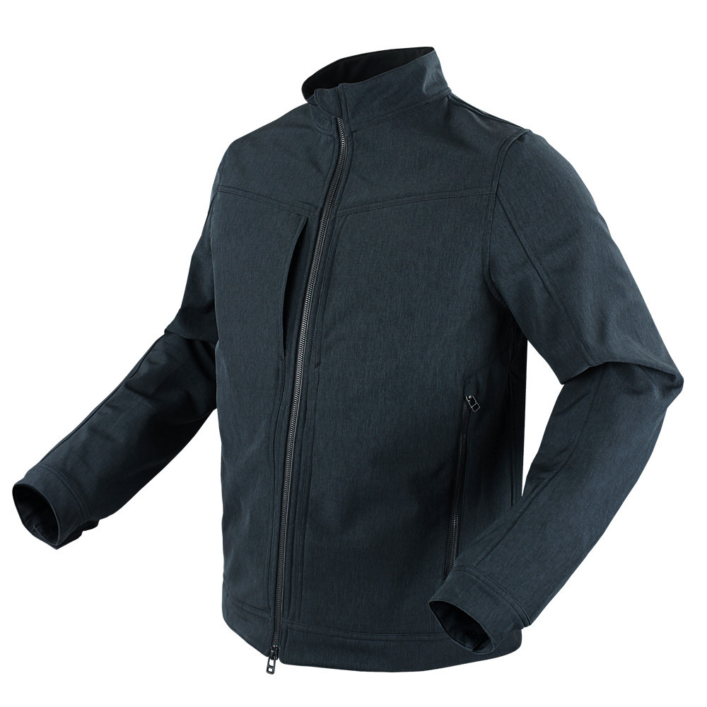 Тактичний софтшелл цивільного вигляду Condor INTREPID SOFTSHELL JACKET 101133 Large, Slate (Сірий), фото 1