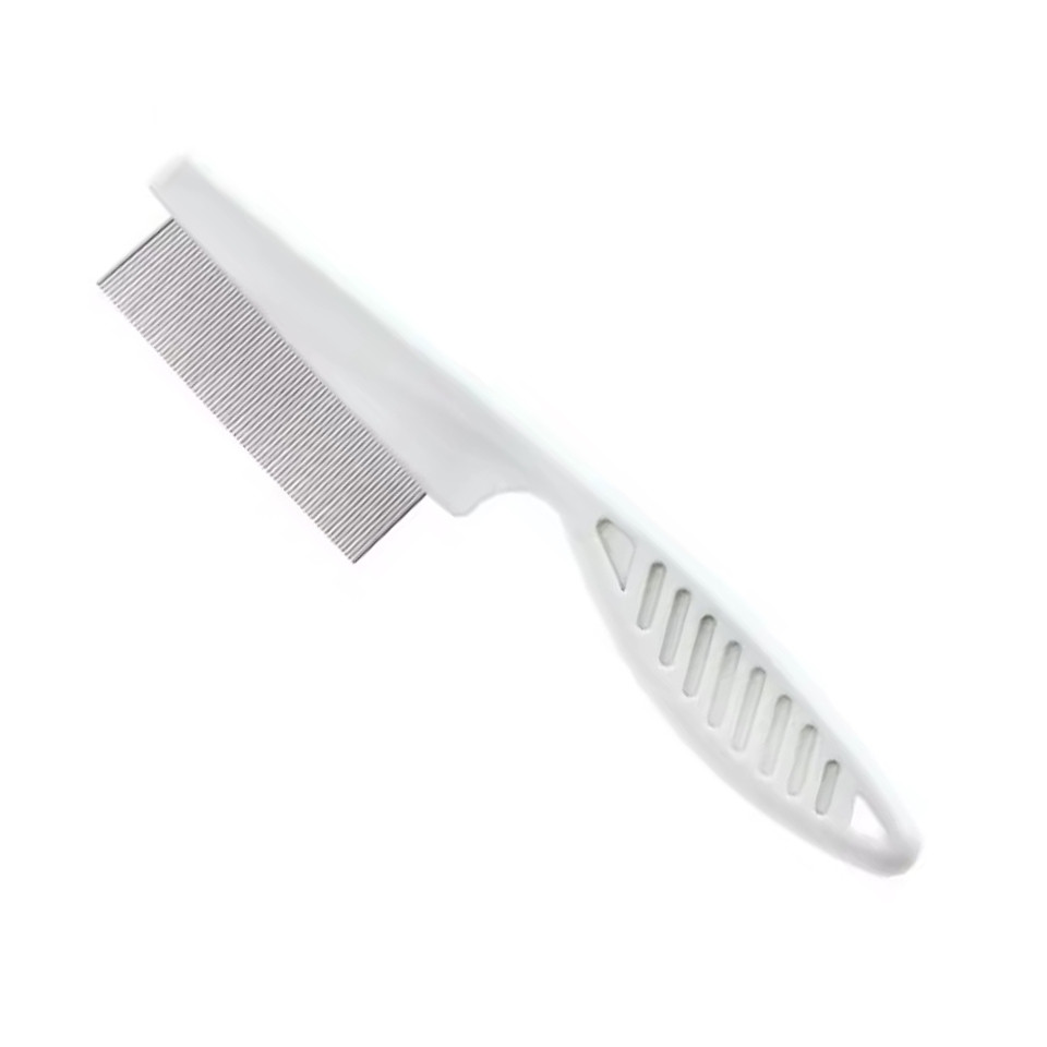 Гребінець протипаразитарний для вичісування бліх, кліщів у котів і собак S 14x3 см, фото 1