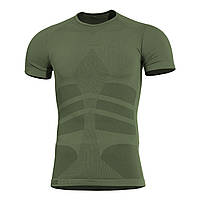 Футболка антибактеріальна термобілизна Pentagon PLEXIS T-SHIRT K11010 Large/XXX-Large, Camo Green (Олива)