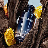 Парфумована вода для чоловіків Christian Dior Sauvage туалетна вода 100 мл, фото 4