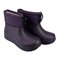 Жіночі чоботи теплі зимові фіолетові 3090-2