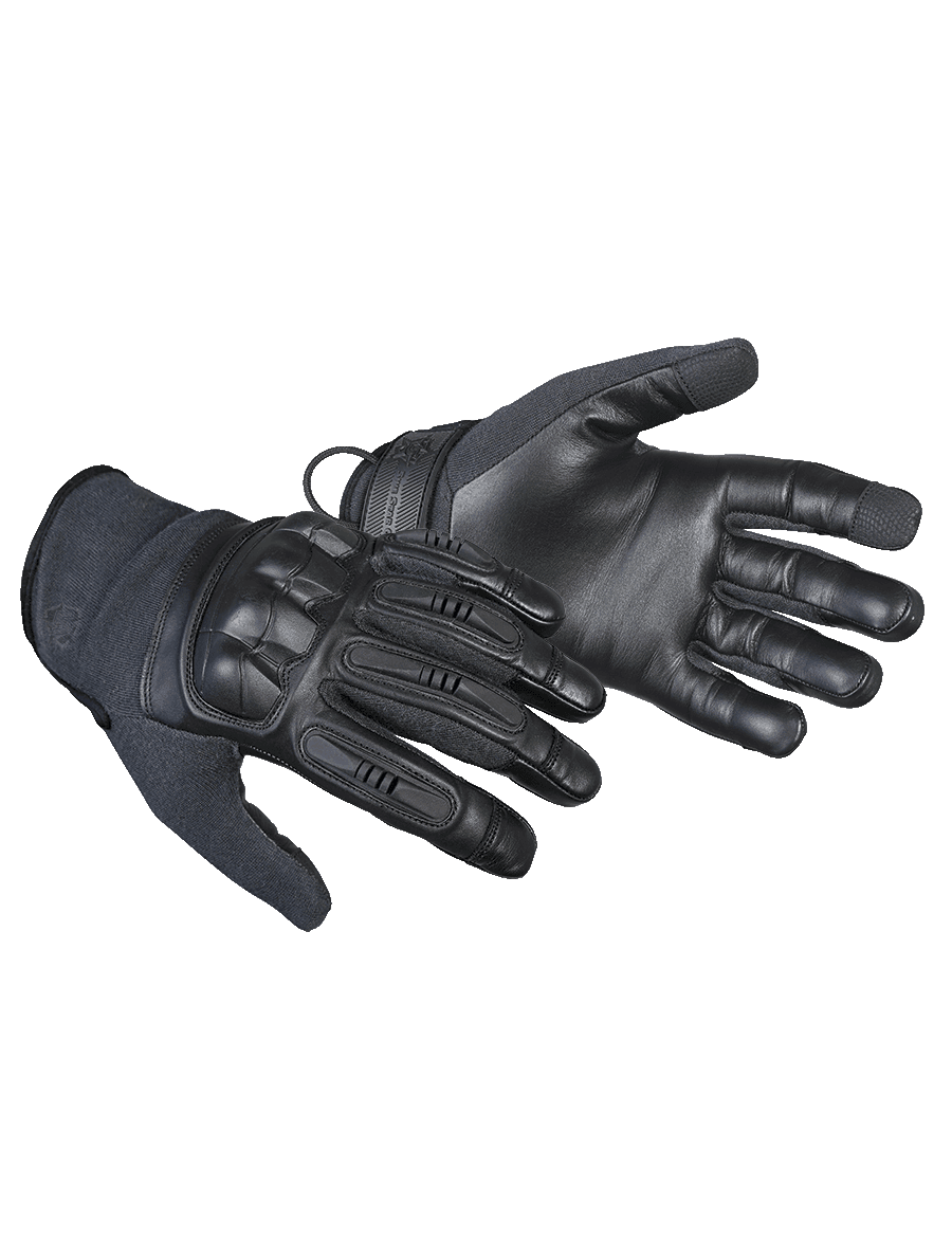 Вогнетривкі тактичні рукавички Tru-Spec FR HARD KNUCKLE OPERATOR GLOVES 3841 Medium, Чорний, фото 1