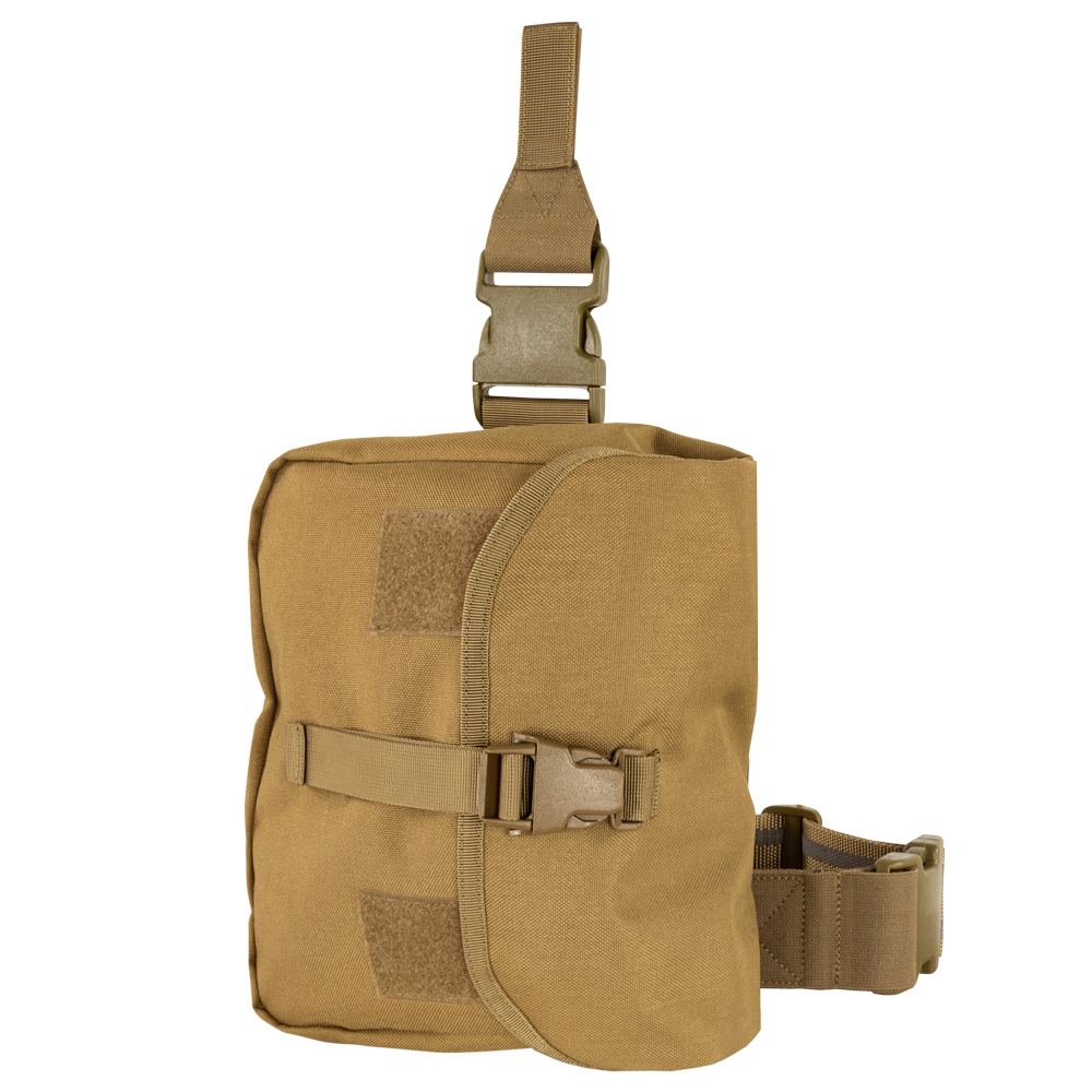 Підсумок для протигазу на стегно Condor GAS MASK LEG RIG 171275 Coyote Brown, фото 1