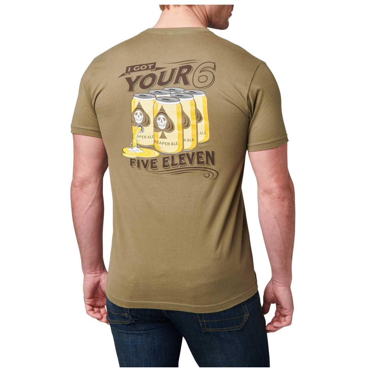 Футболка 5.11 GOT YOUR SIX TEE 76238 Medium, Military Green, фото 1
