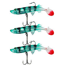 Універсальна силіконова маленька приманка Jaixing Soft Lures 15.2g, 10см, 3 шт, колір 096