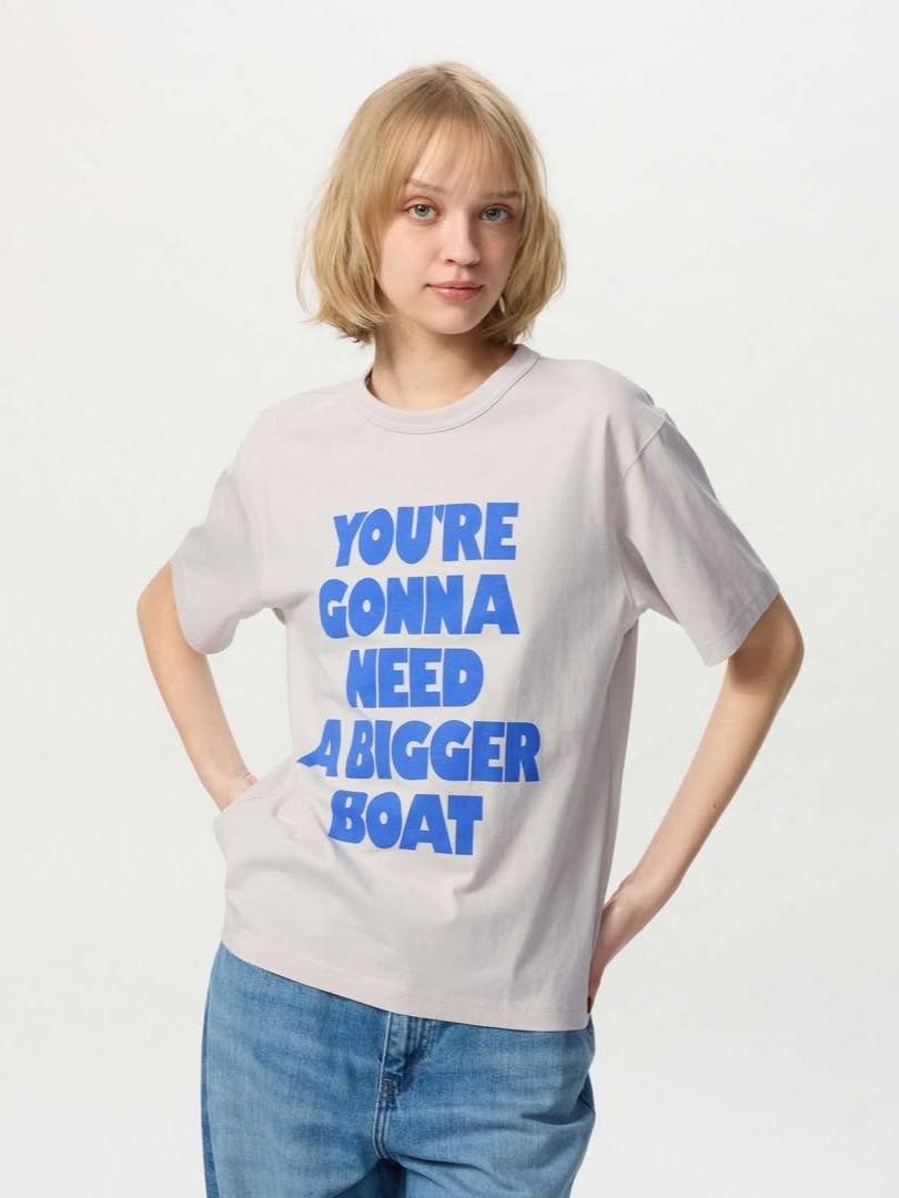 Футболка UNIQLO з принтом 1159843986 (Сірий XXS), фото 1